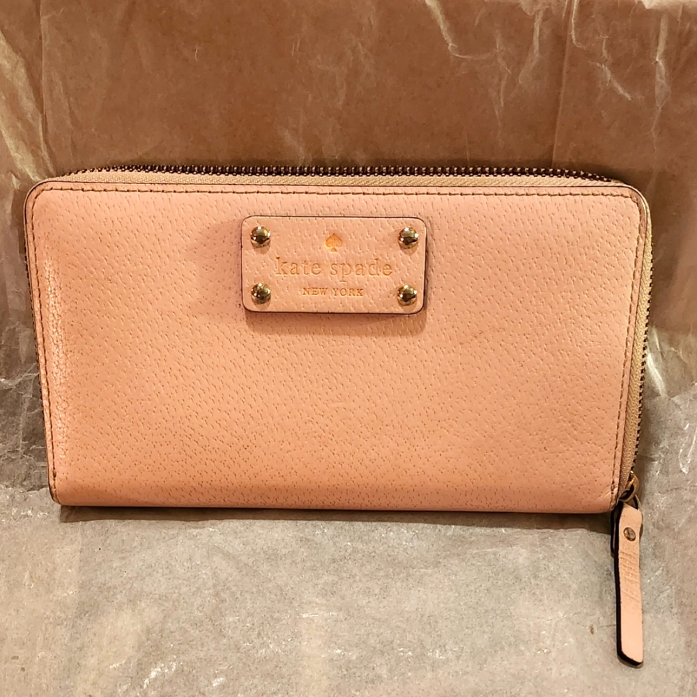 Kate Spade Women's Long Leather Continental Zipper Wallet